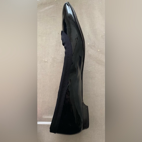 LANVIN-Black Patent with Gros Grain Fabric, size 41 EU - Picture 8 of 8